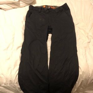 Men’s Black Repel Waterproof Snow-pants
